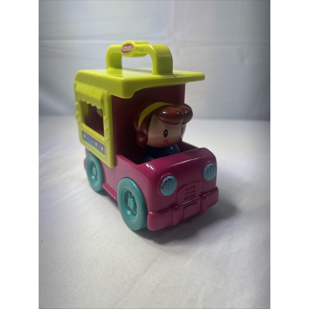 Playskool Food Van Truck Lid opens to reveal a Spinning Wheel 2015 Hasbro C-048B
